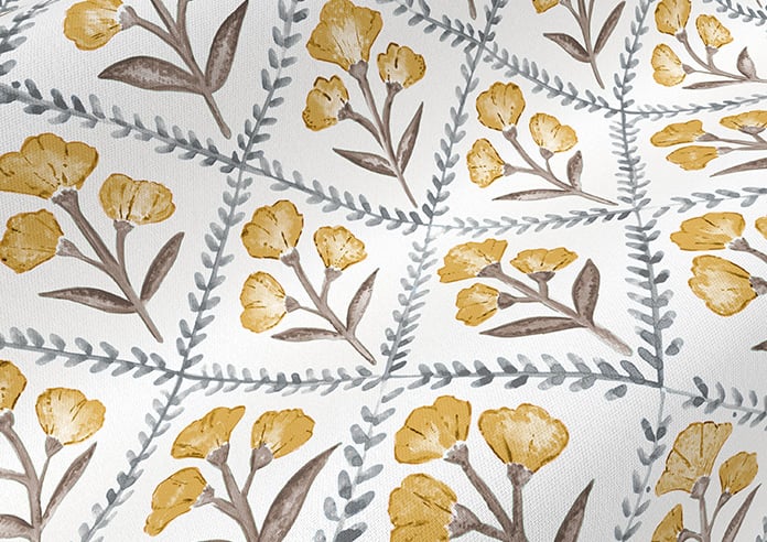 Chatsworth, Saffron - Motorised Roman Blind - Image 4